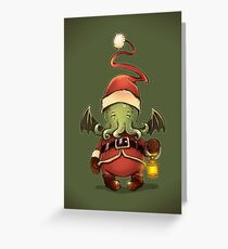 Happy Cthulhu Greeting Card