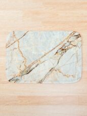 Alfombra de baño Patrón de oro de mármol