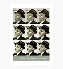 Jazz Heroes Series - Frank Sinatra Photographic Print