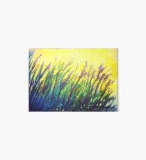 Button Grass Art Board Print