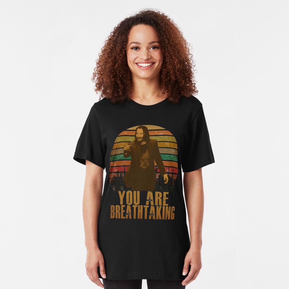 Keanu Reeves Impresionante Camiseta ajustada