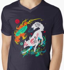 Kami of the Rising Sun Men's V-Neck T-Shirt