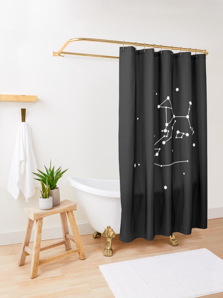 Alternate view of Laika. Shower Curtain