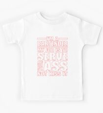 I'm A Bar Tender Funny Kinder T-Shirt