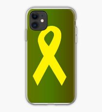 Yellow Ribbon with Camouflage iPhone Case