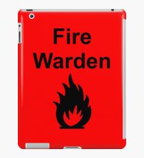 Fire Warden by Exit Incorporated iPad Case/Skin
