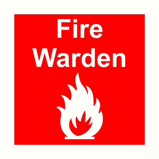 "Fire Warden by Exit Incorporated" Art Prints by Egress Group Pty Ltd