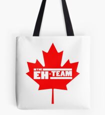Eh team canada maple leaf geek funny nerd Tote Bag