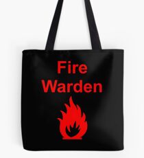 Fire Warden by Exit Incorporated Tote Bag