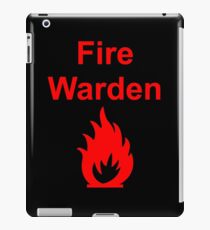 Fire Warden by Exit Incorporated iPad Case/Skin