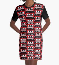Tape Graphic T-Shirt Dress