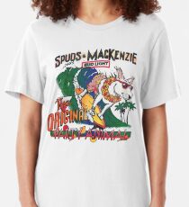 Spuds Mackenzie (80's Throwback) Slim Fit T-Shirt