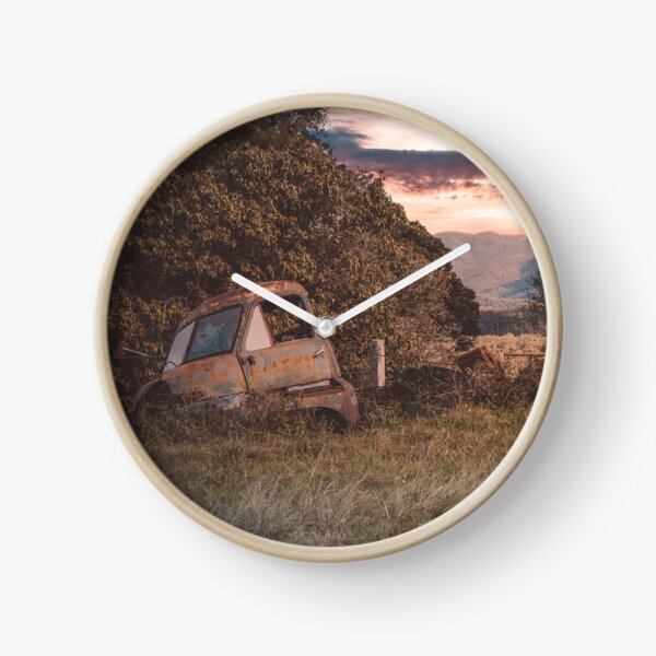 Old Farm Truck Clock