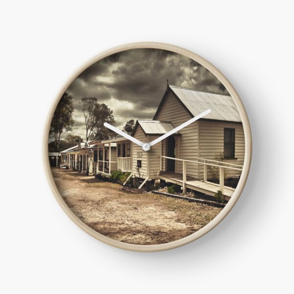 Outback Town Clock