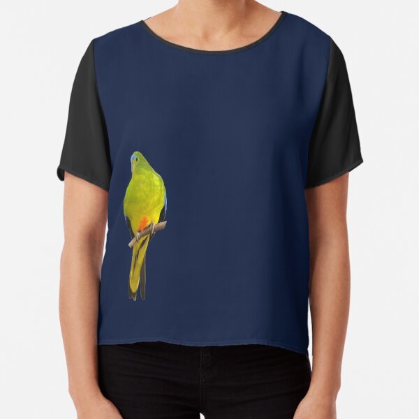 Orange-bellied Parrot 2 Chiffon Top