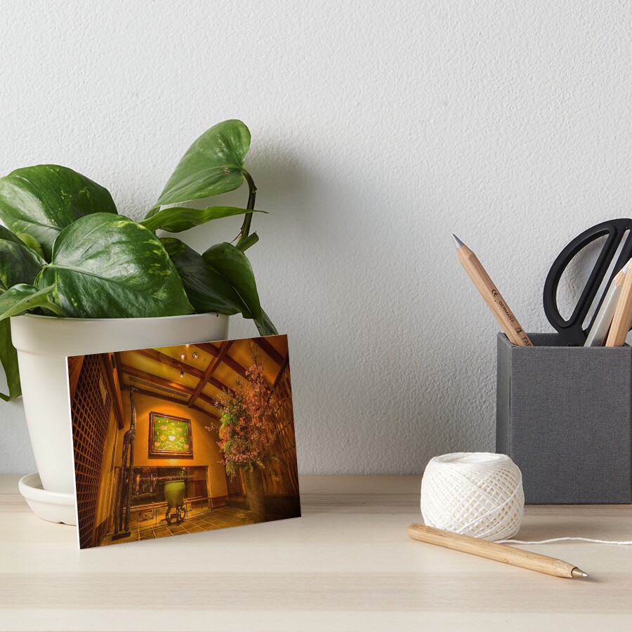 Ryokan Hakone Ginyu, hall Art Board Print