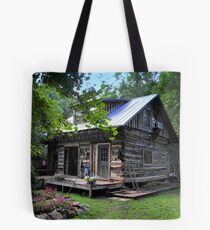 Cabin in the Cove Tote Bag