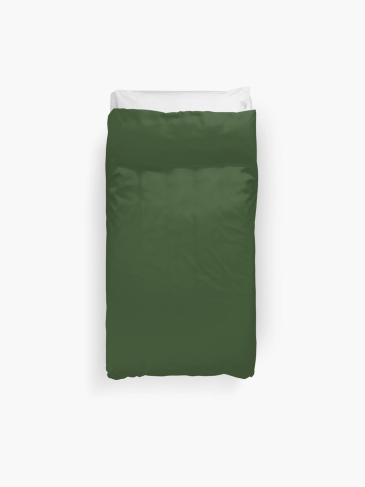 Cheapest Dark Forest Green Color Duvet Cover By Cheapest Redbubble