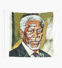 Mr. Freeman abstract fan art portrait Wall Tapestry