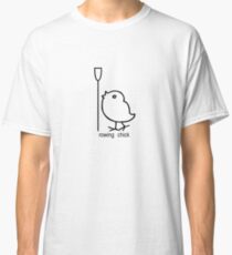 Rowing chick rowing apparel for women who row geek funny nerd Classic T-Shirt