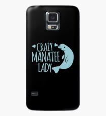 Verrückte Manatis Dame Hülle & Klebefolie für Samsung Galaxy