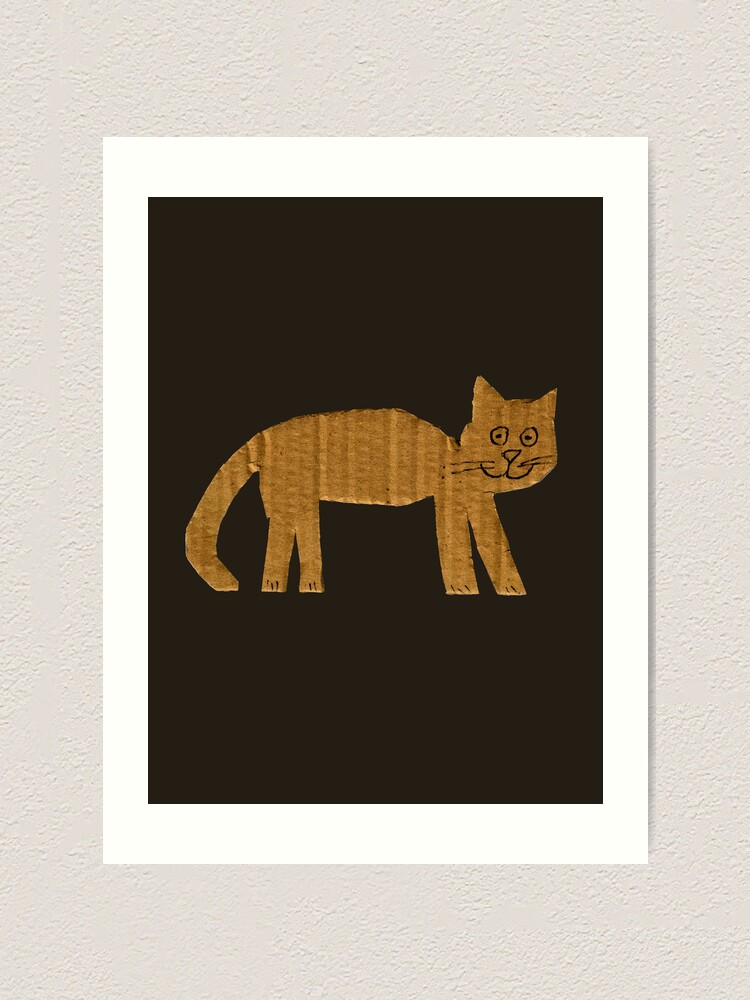 Alternate view of Simple cat Art Print