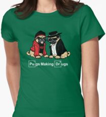 Möpse machen Drogen Tailliertes T-Shirt