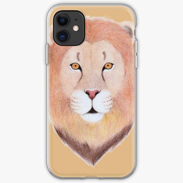 African Lion iPhone Soft Case