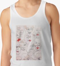 Blind-Contour Art Tank Top