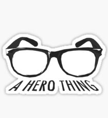 A super hero needs a disguise! Sticker