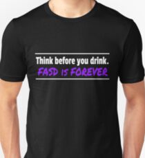 Verbreiten Sie das FASD-Bewusstsein überall! Slim Fit T-Shirt