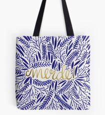 Pardon My French – Navy & Gold Tote Bag