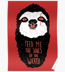 Evil Sloth Poster
