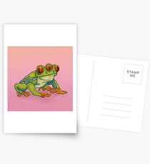 3 AUGEN FROSCH Postkarten