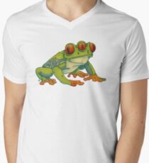 3 EYES FROG T-shirt col V