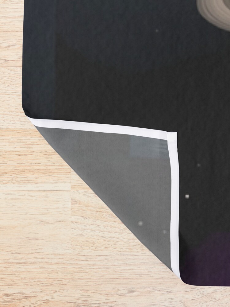 Alternate view of Saturn - Alien Ring Planet and Galaxy Shower Curtain