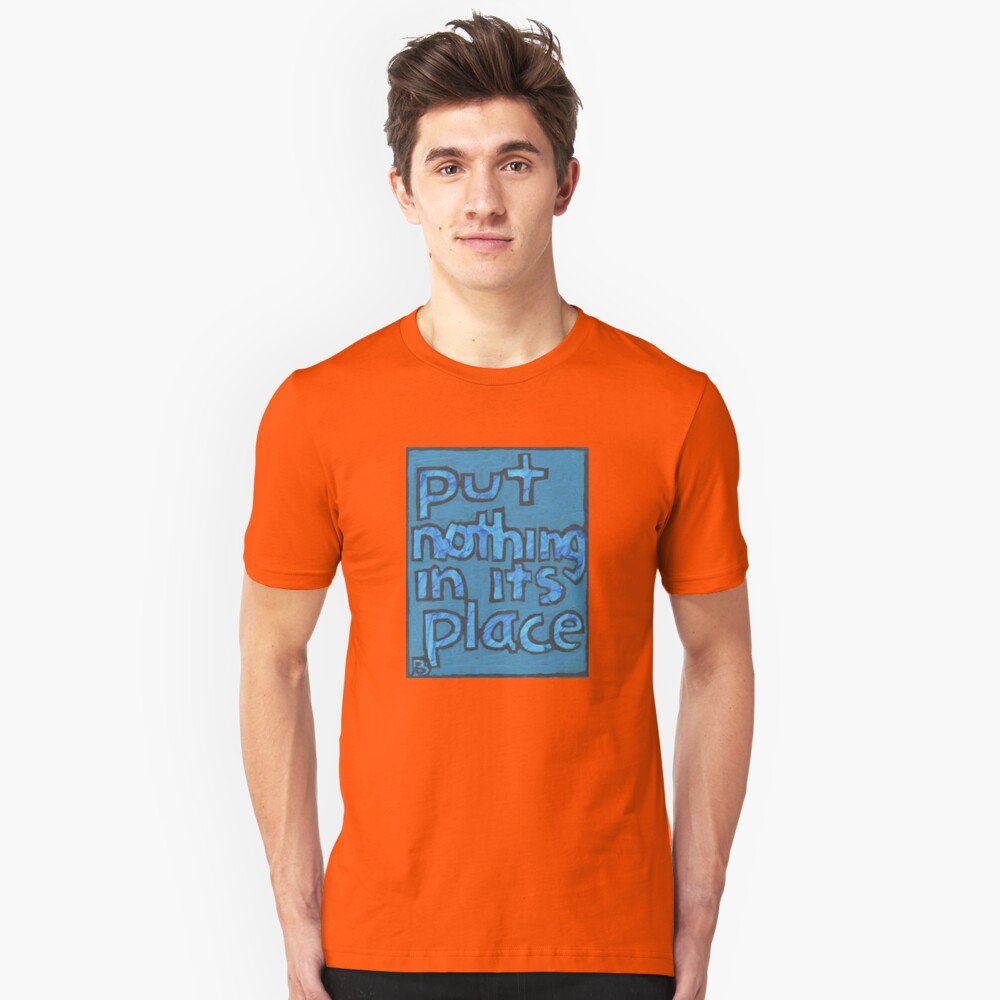 Put Nothing in Its Place - Brianna Keeper Painting Slim Fit T-Shirt