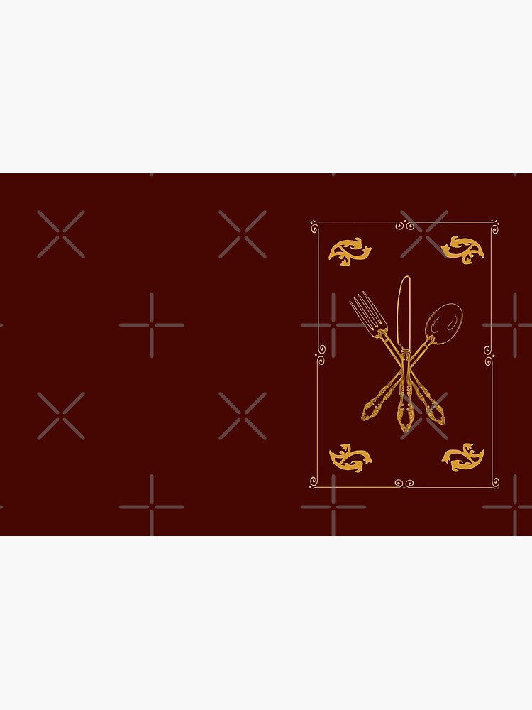 Just Add Magic Utensils Gold with Border by symbolized