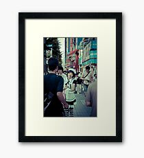 greeting Framed Print
