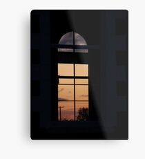 Twilight window Church,- Magilligan County Derry Ireland Metal Print