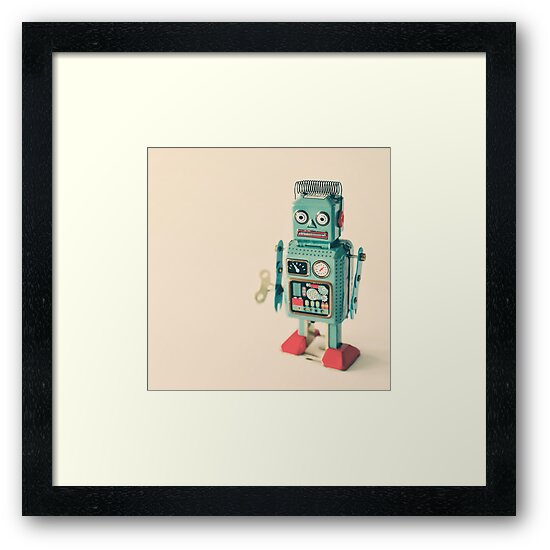 "Robot" Framed Art Print by mariakallin Redbubble