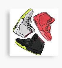 Yeezy Trifecta Metal Print