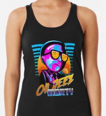 Rick and Morty - Morty Oh Jeez Outrun Graphic Racerback Tank Top