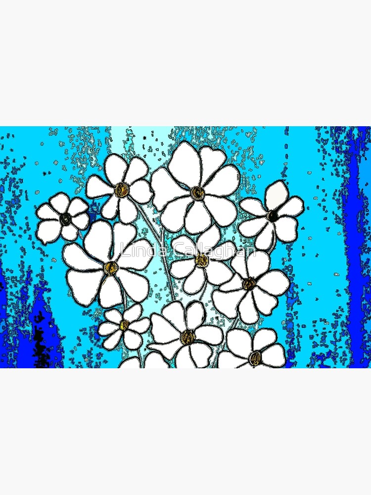 Flowers in Blue by LindArt1