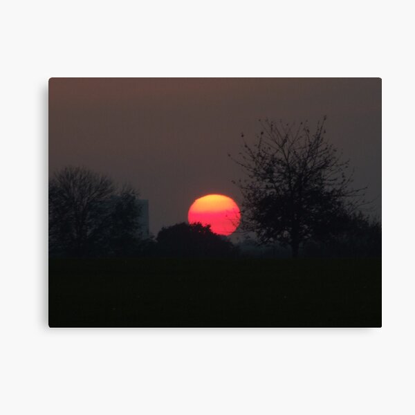 Sunset Calendar 03 Canvas Print
