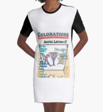 Vestido camiseta Colorations Magazine - Artful Letters 2
