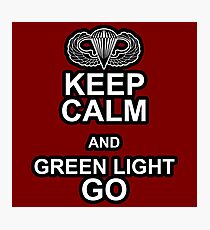 Green Light Go! Photographic Print