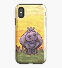 Tierparade Hippopotamus iPhone-Hülle & Cover