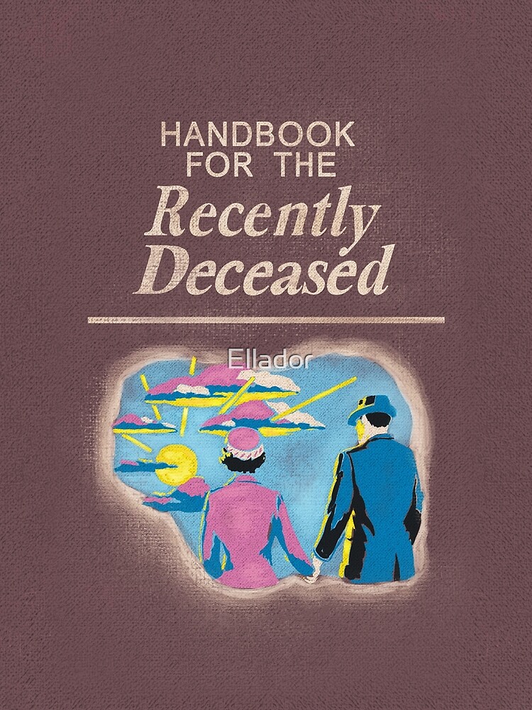 "Handbook for the Recently Deceased" Canvas Print by Ellador Redbubble