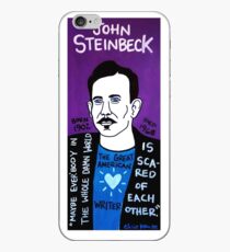 John Steinbeck Pop Folk Art iPhone Case